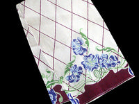 Sweet Peas Garden Trellis Vintage Linen Kitchen Tea Towel