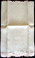 Madeira Appliqued & Embroidered Guest Towels, Set of 6