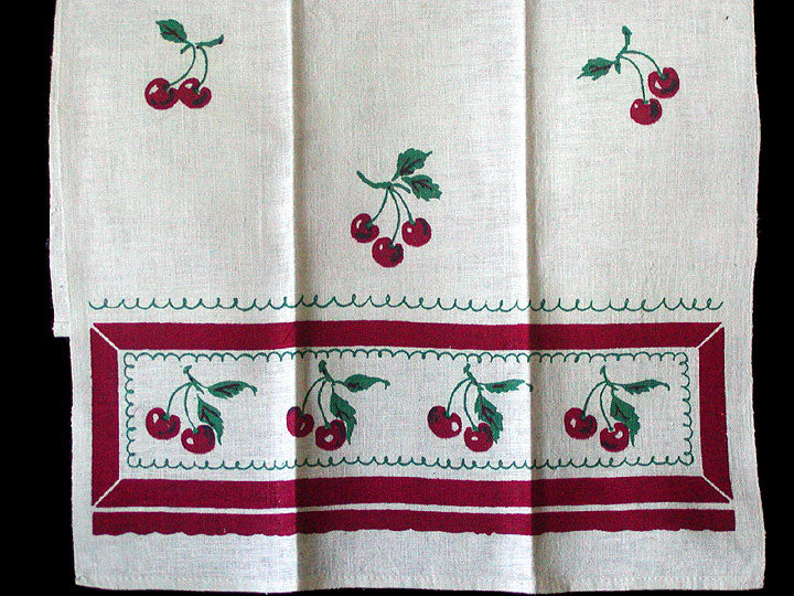 HLT Cherry Pattern Hand Towel Set - 生活雑貨