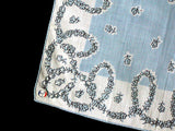 Forget-Me-Nots Vintage Handkerchief, New Old Stock