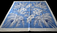 Tropical Palm Trees Vintage Tablecloth 45x53