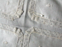 Burmel Embroidered Vintage Lace Handkerchief in Original Box