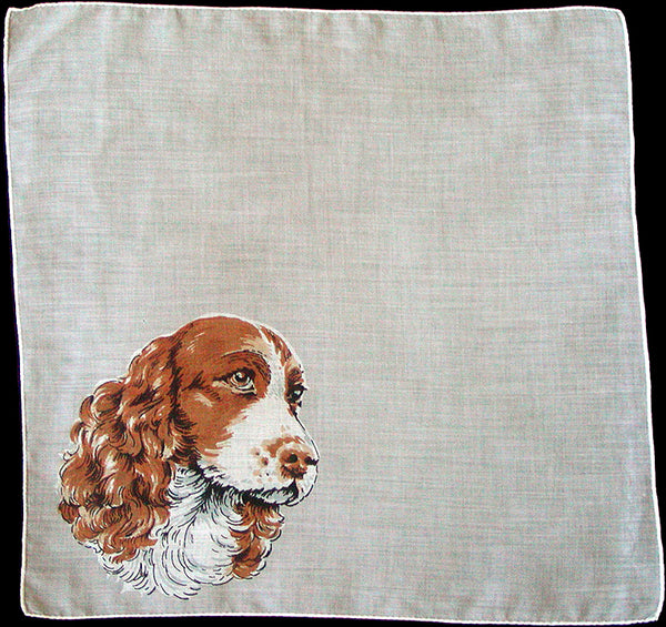 Cocker Spaniel Vintage Handkerchief