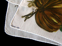 Autumn Botanical Vintage Handkerchief Dessin Dep