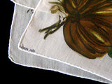 Autumn Botanical Vintage Handkerchief Dessin Dep