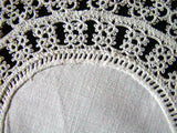 Unused Collection 48 Vintage Linen Doilies w Tatting