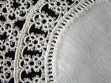 Unused Collection 48 Vintage Linen Doilies w Tatting