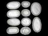 Unused Collection 48 Vintage Linen Doilies w Tatting
