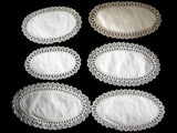 Unused Collection 48 Vintage Linen Doilies w Tatting
