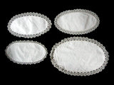Unused Collection 48 Vintage Linen Doilies w Tatting