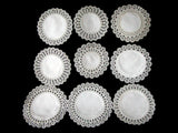 Unused Collection 48 Vintage Linen Doilies w Tatting