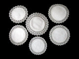 Unused Collection 48 Vintage Linen Doilies w Tatting