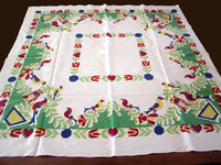 Penn Provincial Vintage Tablecloth Startex Starmont 48x54