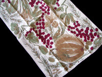 Pumpkin Pineapple Vintage Vera Tea Towel Belgian Linen
