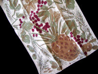 Pumpkin Pineapple Vintage Vera Tea Towel Belgian Linen