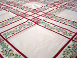 Provincial Vintage Wilendur Tablecloth 48x53