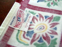 Provincial Vintage Wilendur Tablecloth 48x53