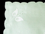 Botanical Madeira Embroidered Irish Linen Placemats & Napkins