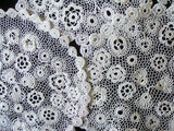 Antique Irish Crochet Lace Doilies, Set of 20