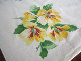 Wildflowers Vintage Wilendur Tablecloth 52x54
