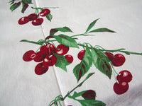 John Madsen Cherry Vintage Wilendur Tablecloth 55x68