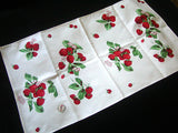 Strawberry Vintage Wilendur Strawberries Tea Towel Kitchen Tea Towel New Old Stock