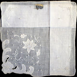 Desco Embroider Cutwork White Linen Vintage Handkerchief Madeira