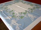 Old Fashioned Floral Print Vintage Tablecloth, 48x54