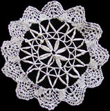 Cluny Lace Rounds Vintage Doilies, Set of 8
