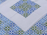 Cross Fleury Vintage Linen Tablecloth, 50x50
