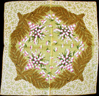 Carol Stanley Lily of the Valley Vintage Linen Handkerchief