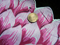 Carol Stanley Roundabout Pink Dahlia Vintage Handkerchief