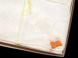 Box of 12 Vintage Ladies White Monogram F Handkerchiefs