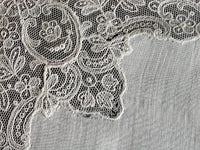 Antique Heirloom Lace Vintage Wedding Handkerchief