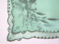 Vintage Marghab Green Margandie Wheat Placemats