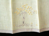 Marghab Jacaranda Tree Vintage Fingertip Towels w Box, Pair