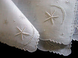 Marghab Stars Vintage Handkerchief Madeira Portugal