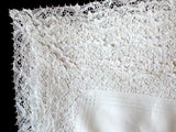 Antique Linen Reticella Needle Lace Placemats, Set of 9