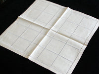 New Old Stock Set of 4 Vintage Linen Napkins Made in Ireland