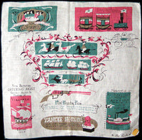 Yankee Notions Vintage Pat Prichard Handkerchief MWT